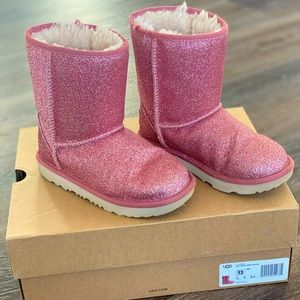Pink sparkle Uggs